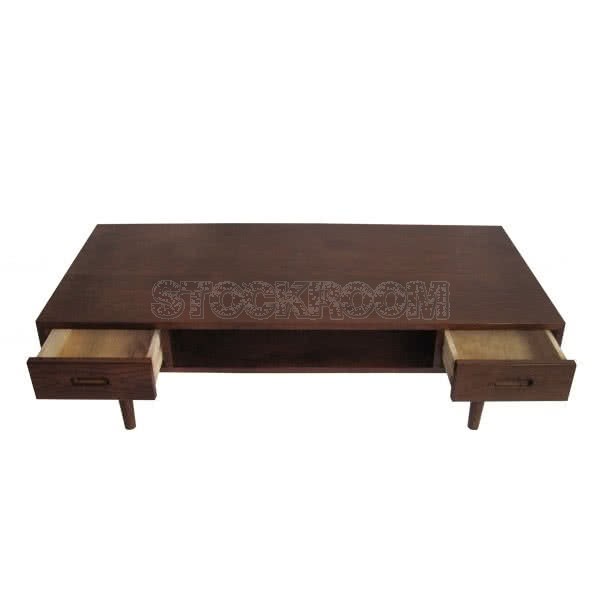 Aldiva Solid Wood Coffee Table