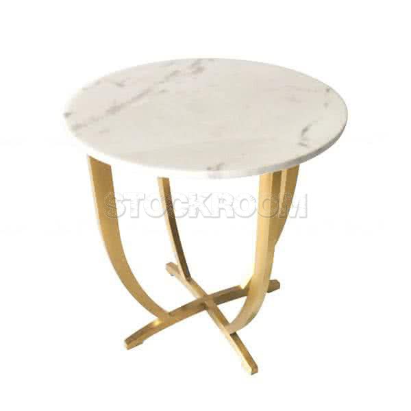 Ivy Marble Coffee Table and Side Table