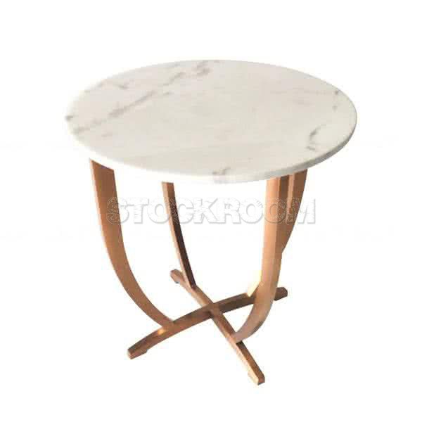 Ivy Marble Coffee Table and Side Table