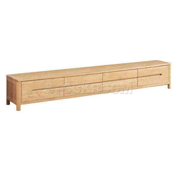 Twain Solid Oak TV Cabinet and Media Unit - More Sizes