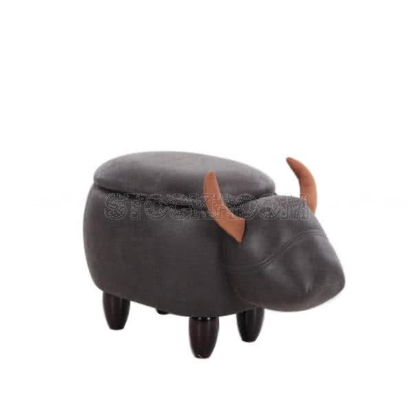 Stockroom Ox Storage Ottoman and Stool