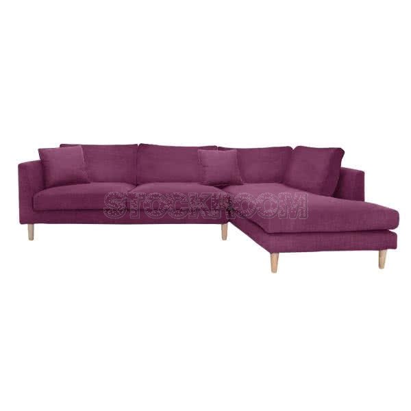 Dakota Fabric Sofa - L Shape