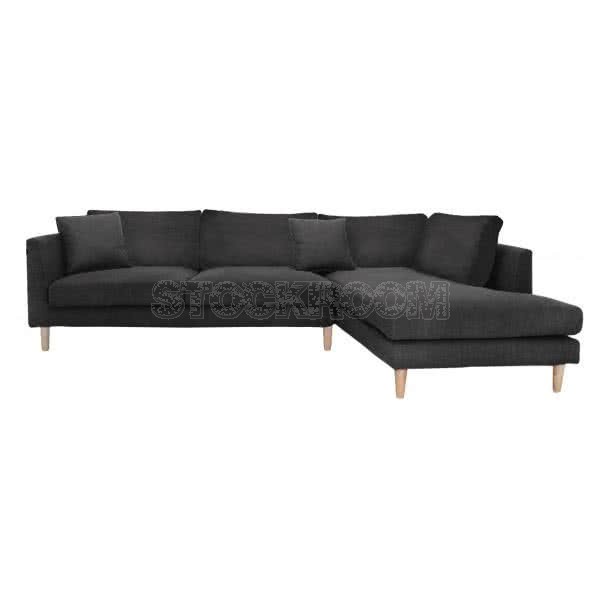 Dakota Fabric Sofa - L Shape