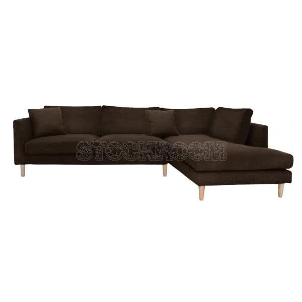 Dakota Fabric Sofa - L Shape / Sectional Sofa