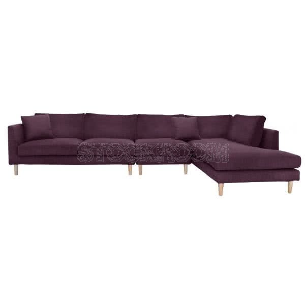 Dakota Fabric Sofa - L Shape