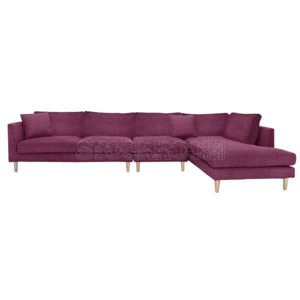 Dakota Fabric Sofa - L Shape