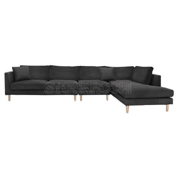Dakota Fabric Sofa - L Shape
