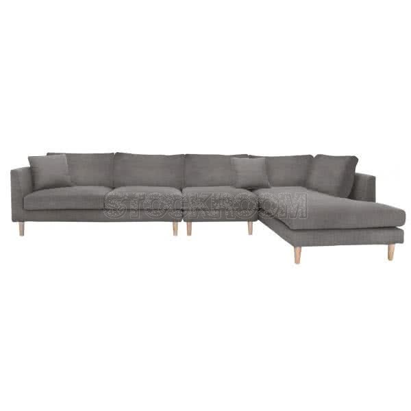 Dakota Fabric Sofa - L Shape / Sectional Sofa