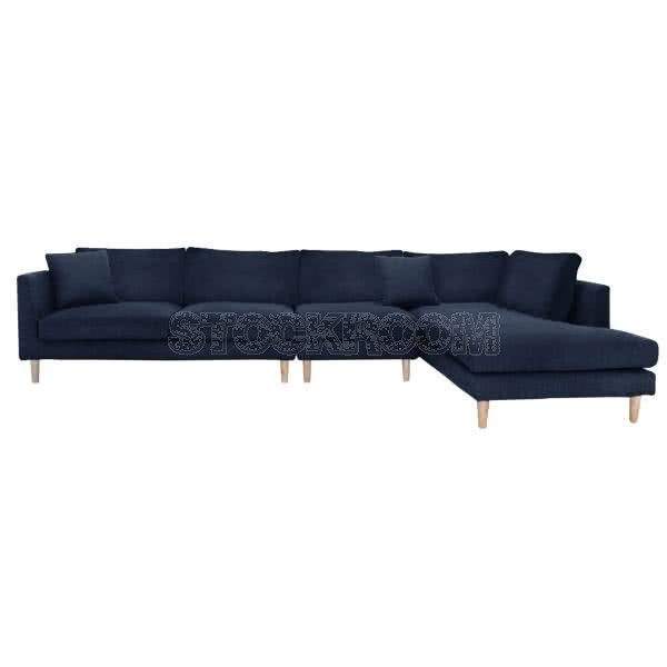 Dakota Fabric Sofa - L Shape / Sectional Sofa