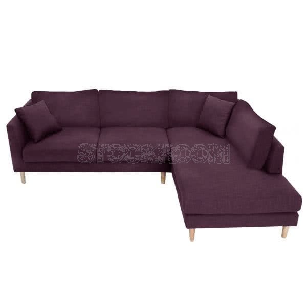 Dakota Fabric Sofa - L Shape / Sectional Sofa