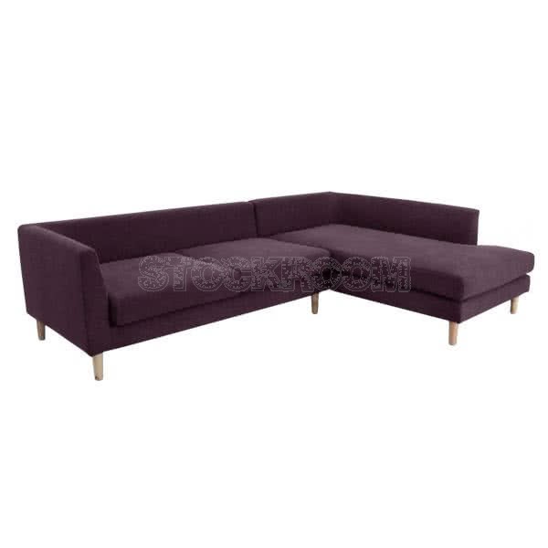 Dakota Fabric Sofa - L Shape / Sectional Sofa