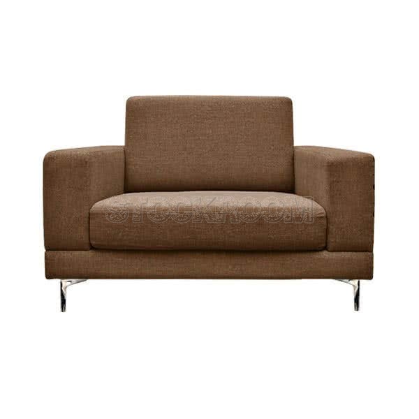 Bronte Fabric Lounge Chair and Single Seater Sofa