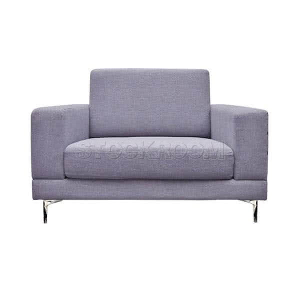 Bronte Fabric Lounge Chair and Single Seater Sofa