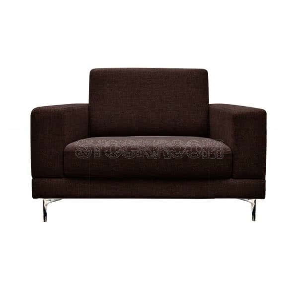 Bronte Fabric Lounge Chair and Single Seater Sofa