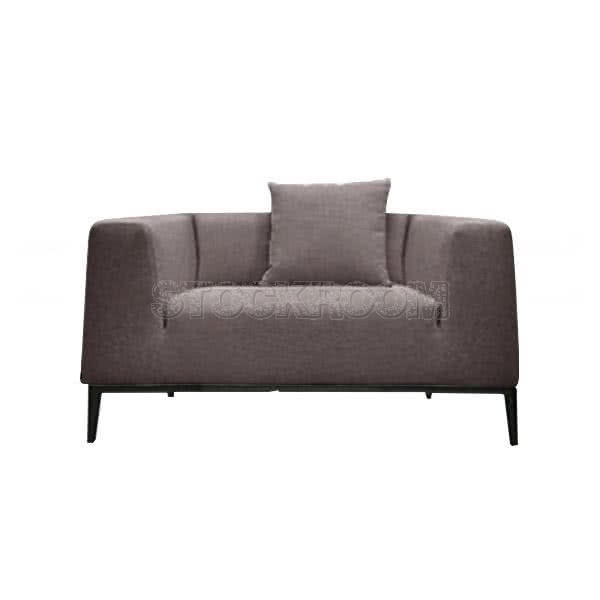 Arnold Fabric Lounge Chair and Single Seater Sofa