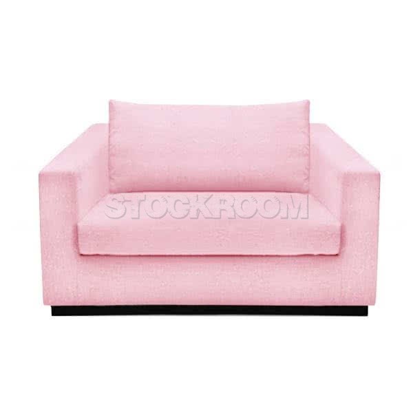 Stockroom Preston Contemporary Fabric Sofa - Single Seat