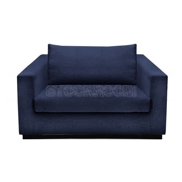 Stockroom Preston Contemporary Fabric Sofa - Single Seat