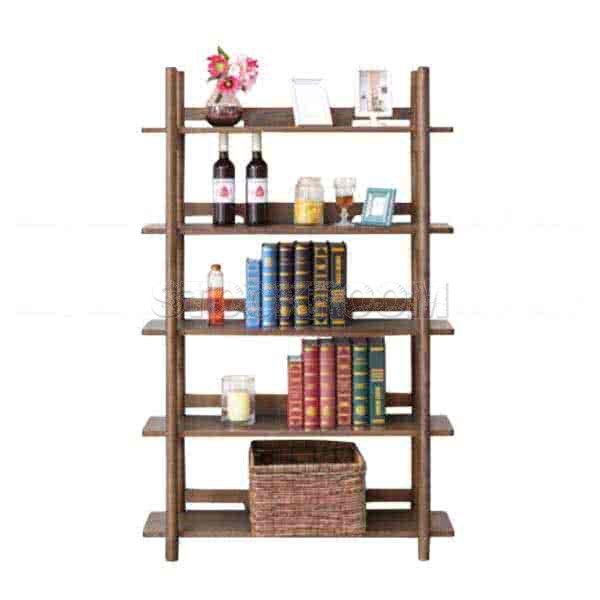 Alfons Style Solid Oak Bookshelf 