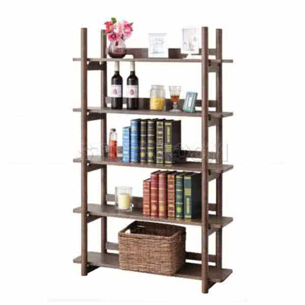 Alfons Style Solid Oak Bookshelf 