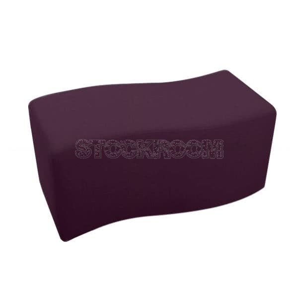 Bosco Fabric Wave Bench - More Colors