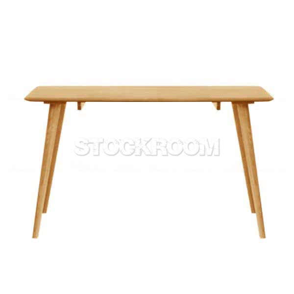 Ailie Solid Wood Table - Oak Finish - More Sizes