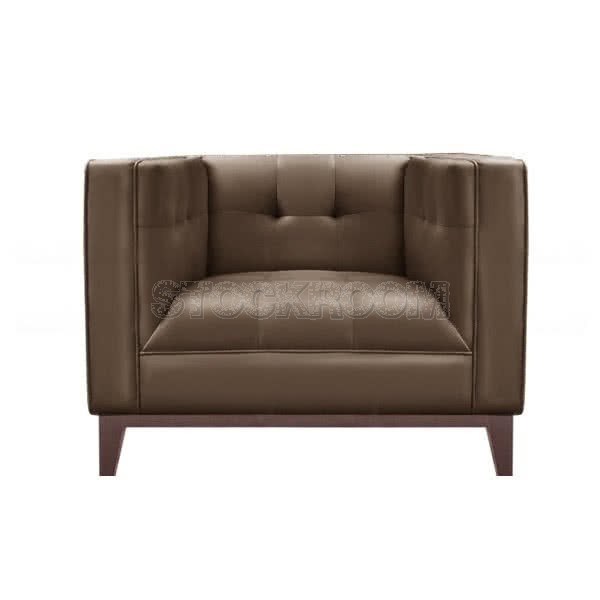 Marfa Leather Sofa - Single Seater