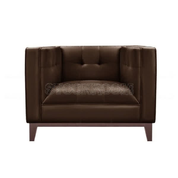 Marfa Leather Sofa - Single Seater