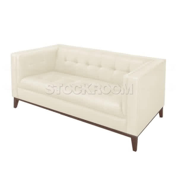 Tzeitel Style Leather 2 Seater Sofa 