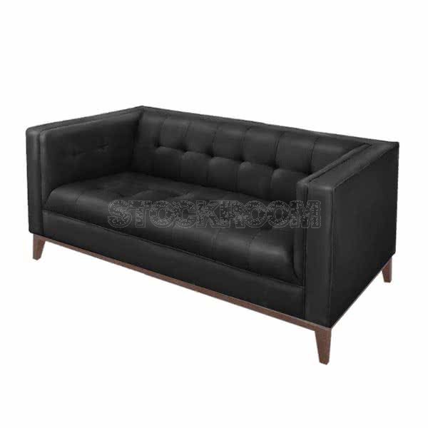 Tzeitel Style Leather 2 Seater Sofa 