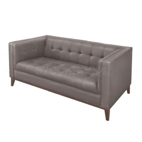 Tzeitel Style Leather 2 Seater Sofa 