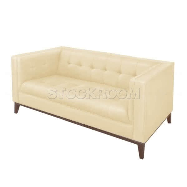 Tzeitel Style Leather 2 Seater Sofa 