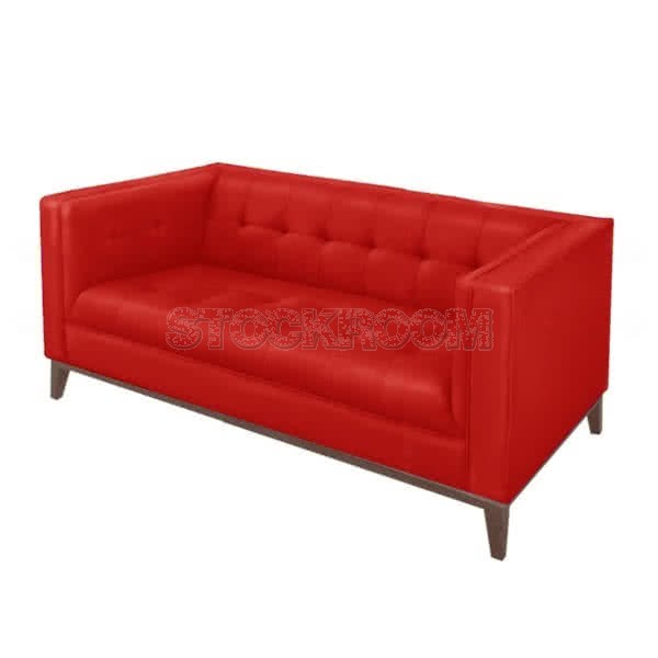 Tzeitel Style Leather 2 Seater Sofa 