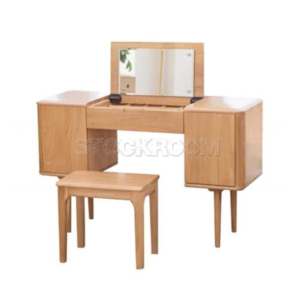 Torborg Solid Wood Dressing Table 