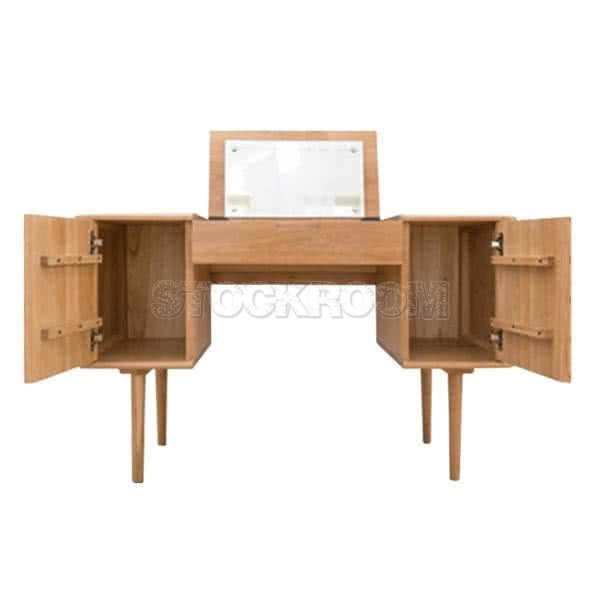 Torborg Solid Wood Dressing Table 