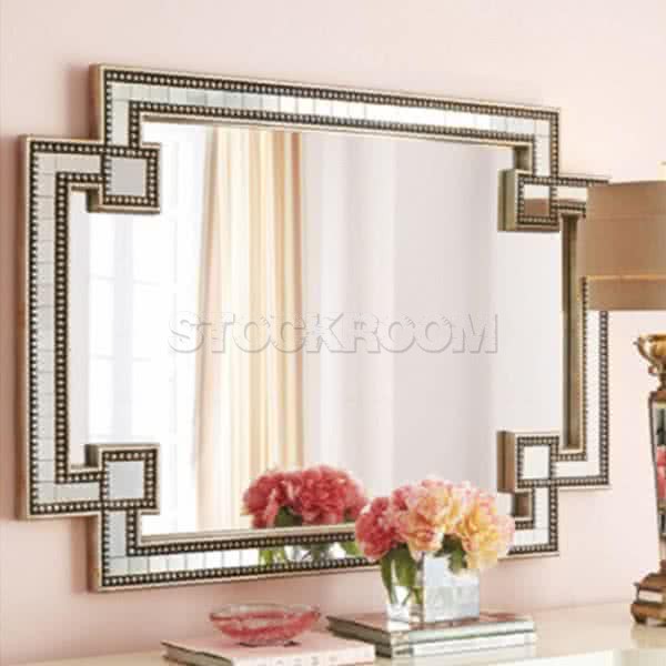 Berwick Rectangle Mosaic Edge Accent Mirror