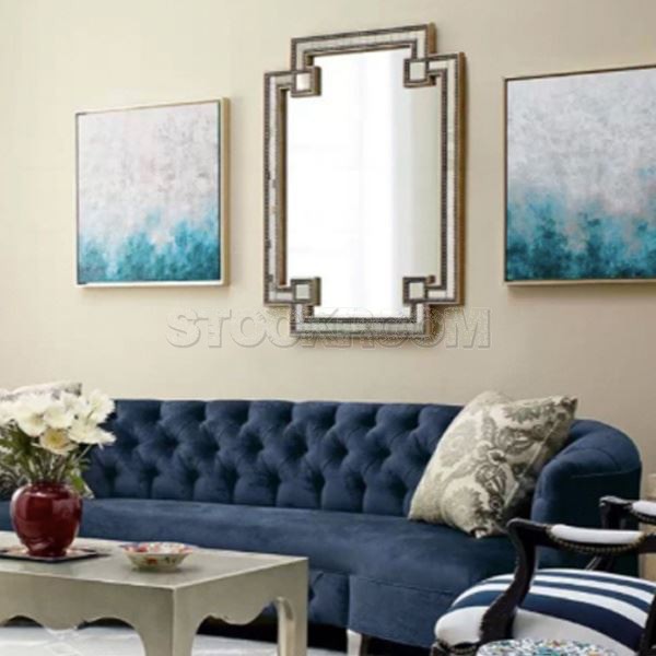 Berwick Rectangle Mosaic Edge Accent Mirror