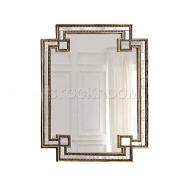 Berwick Rectangle Mosaic Edge Accent Mirror