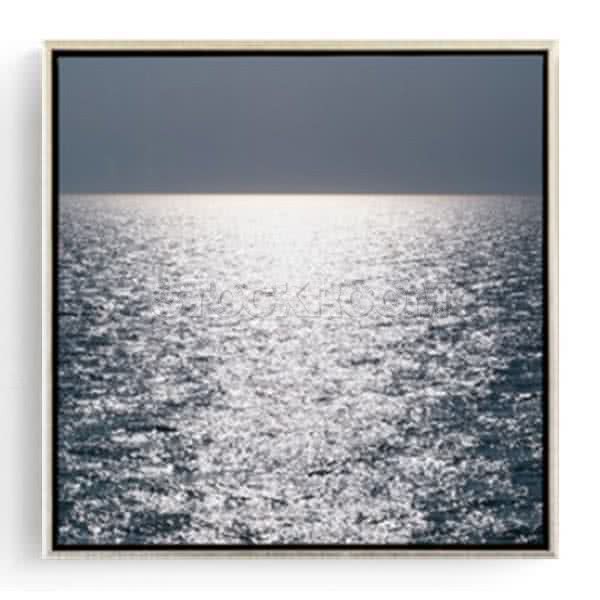 Stockroom Artworks - Square Canvas Wall Art - Daylight Sea - More Sizes