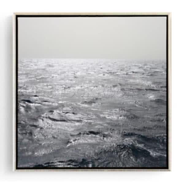 Stockroom Artworks - Square Canvas Wall Art - Shining Sea - More Sizes