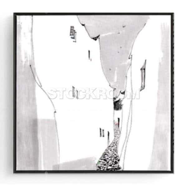 Stockroom Artworks - Square Canvas Wall Art - Lane - More Sizes