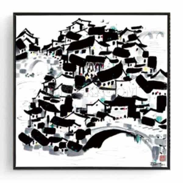 Stockroom Artworks - Square Canvas Wall Art - Estate - More Sizes