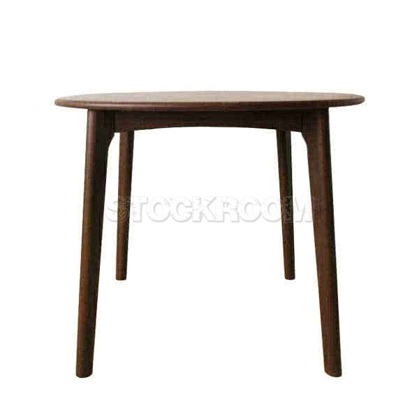 Durans Solid Oak Wood Round Table