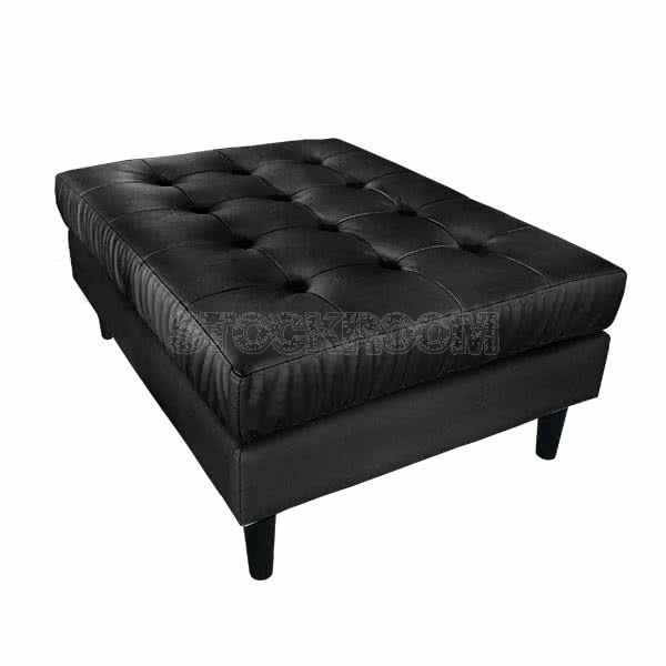 Stockroom Smithson Contemporary Grid Tufted Ottoman