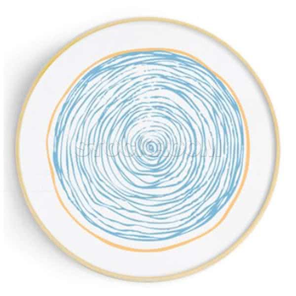 Stockroom Artworks - Circle Canvas Wall Art - Bicolor Tree Rings - More Sizes