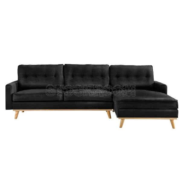 Hoover Leather L-Shape Sofa