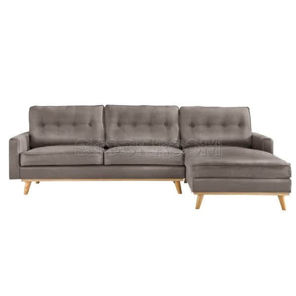 Hoover Leather L-Shape Sofa