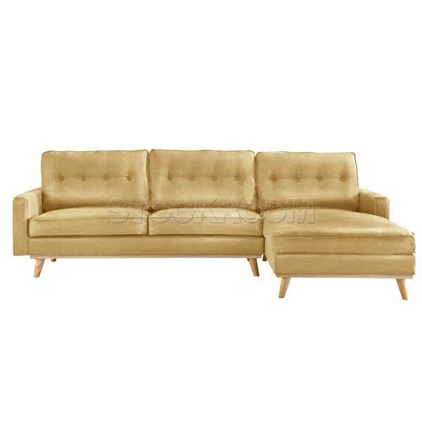 Hoover Leather L-Shape Sofa