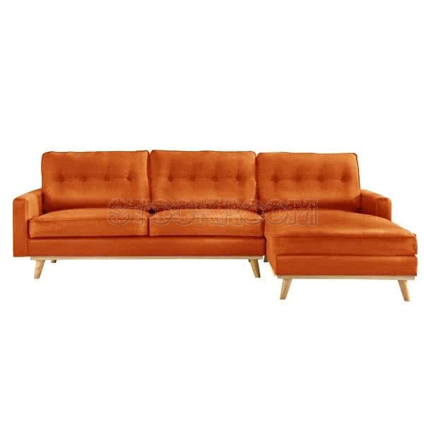 Hoover Leather L-Shape Sofa