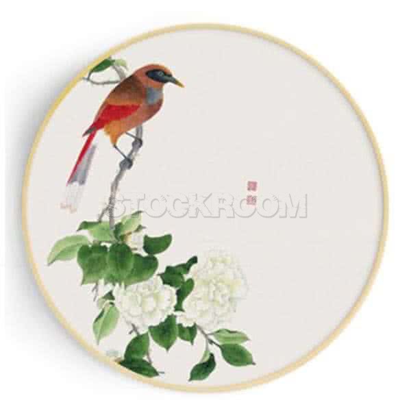 Stockroom Artworks - Circle Canvas Wall Art - Minivet - More Sizes