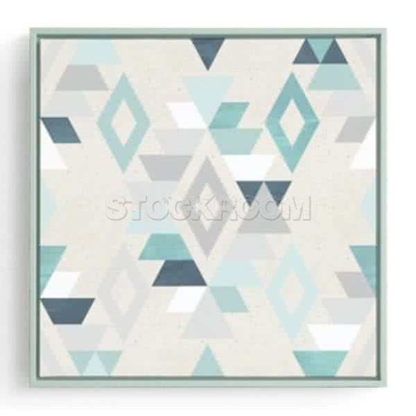 Stockroom Artworks - Square Canvas Wall Art - Geometric Mixtures - More Sizes